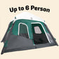 Large-Sized 2-Step Cabin Tent (Up To 6 Person).