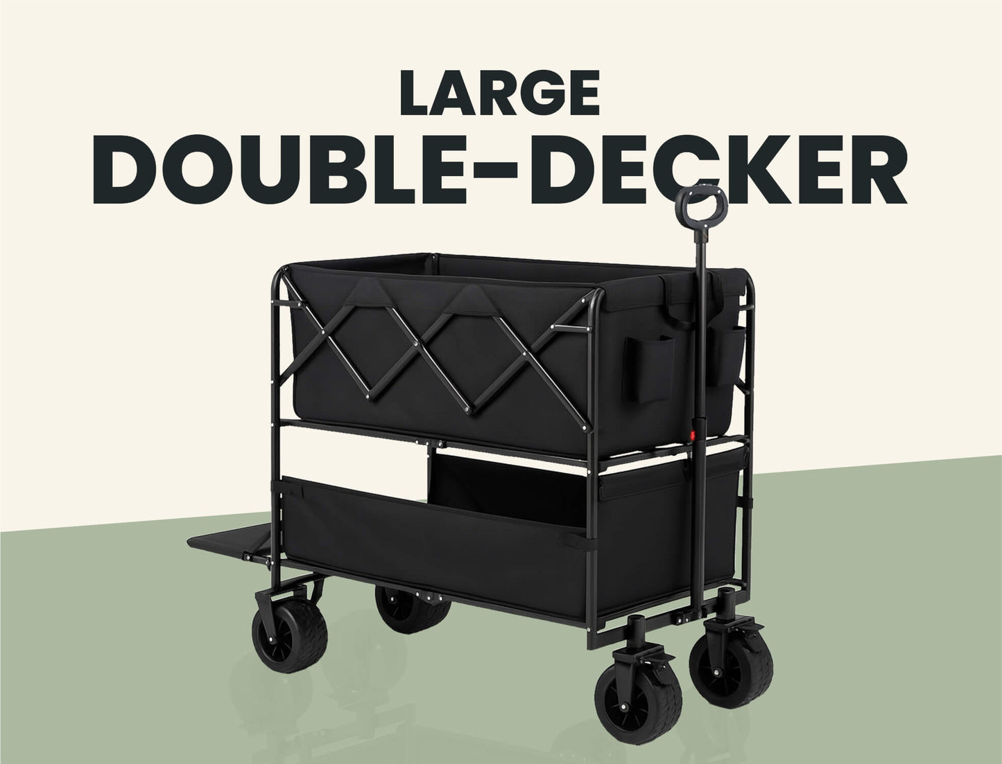 1× TitanDeck Double-Decker Wagon (Large Size)